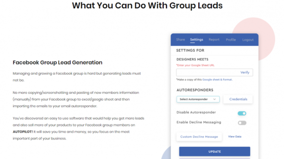 Group Leads Features