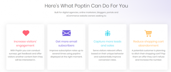 Poptin-Features
