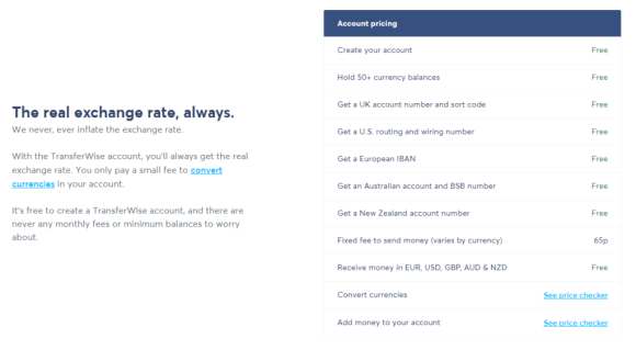 TransferWise-Pricing