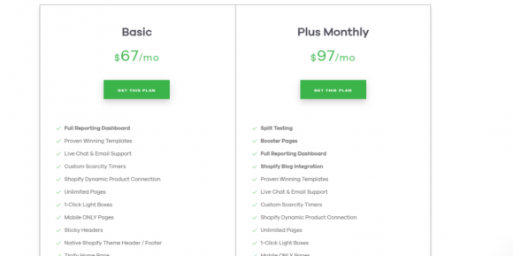 Zipify Pricing