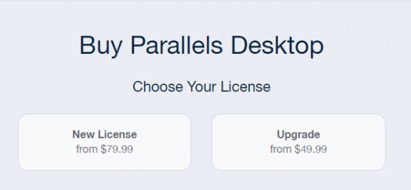 Parallels Desktop Pricing